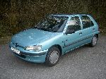 Avtomobíl Peugeot 106 hečbek (hatchback) značilnosti, fotografija 1