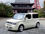 Automobil Nissan Cube hatchback egenskaper, foto