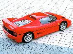 Avtomobíl Ferrari F50 kupe značilnosti, fotografija