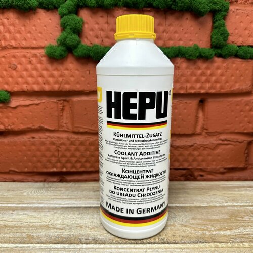 Антифриз HEPU Coolant G11 концентрат желтый 1.5 л фото