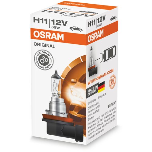 Лампа автомобильная галогенная OSRAM Original Line 64211 H11 12V 55W H11/H1/T11 3200K 1 шт. фото