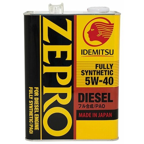 Синтетическое моторное масло IDEMITSU Zepro Diesel 5W-40, 4 л фото