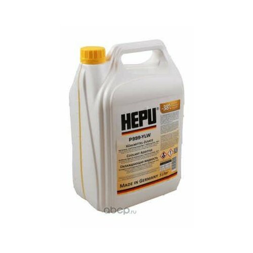 Антифриз HEPU Coolant G11 концентрат желтый 5 л Hepu P999-YLW-005 фото