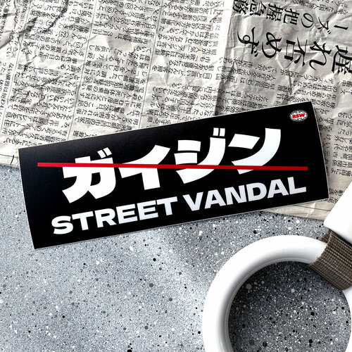 Наклейка на авто, JDM slap sticker Street vandal / Resource Stickers фото