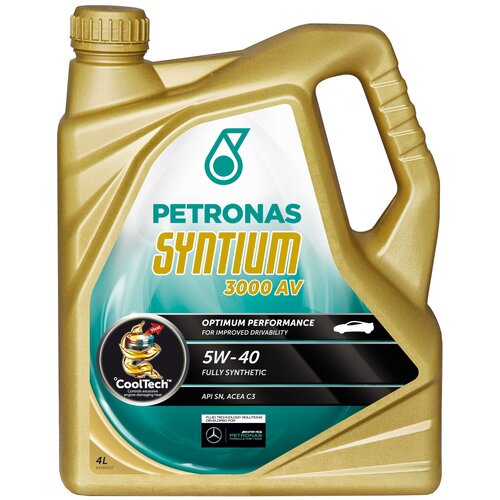 Синтетическое моторное масло Petronas Syntium 3000 AV 5W40, 4 л, 1 шт. фото