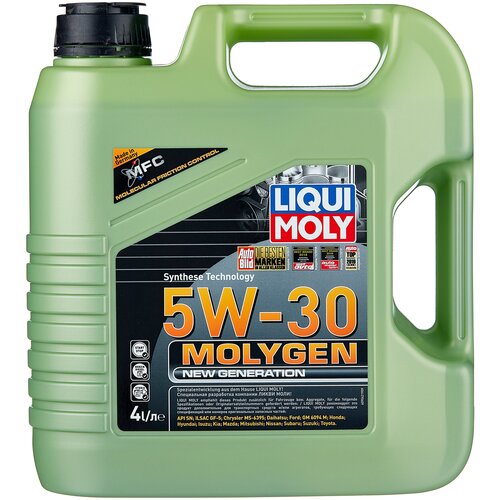 HC-синтетическое моторное масло LIQUI MOLY Molygen New Generation 5W-30, 4 л, 1 шт. фото