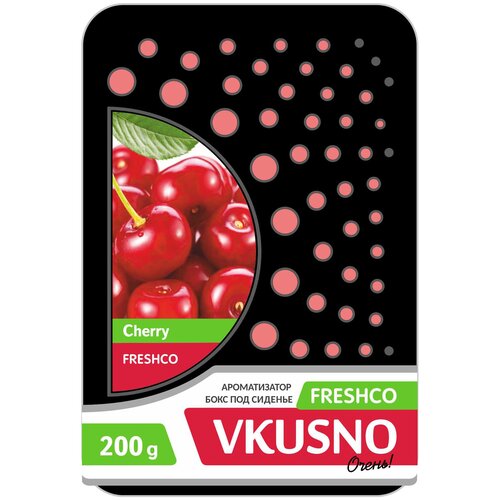 Freshco Ароматизатор для автомобиля Vkusno Сherry 200 мл 200 г вишня красный фото