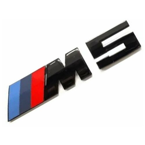 Эмблема шильдик на багажник BMW БМВ M 5 цвет черный глянец фото