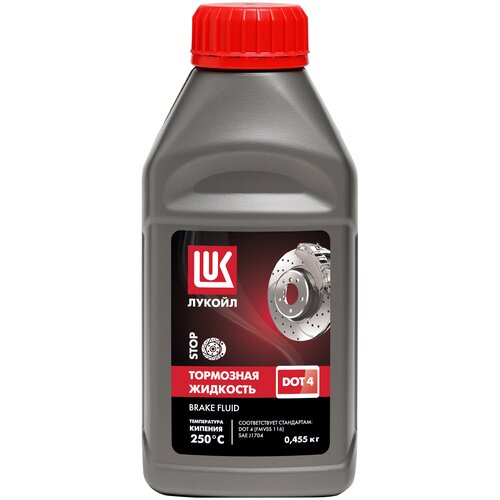 Лукойл Жидкость Тормозная Dot-4 (455г) LUKOIL арт. 1339420 фото