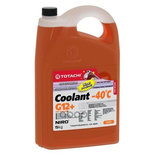 Охлаждающая жидкость totachi niro coolant orange -40c g12+, TOTACHI 47305 (1 шт.) фото