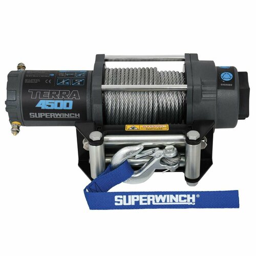 Лебедка для квадроцикла Superwinch Terra 4500 Gen2 стальной трос фото