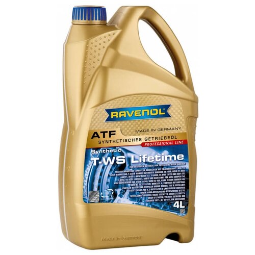 Масло трансмиссионное RAVENOL ATF T-WS Lifetime, 4 л, 1 шт. фото