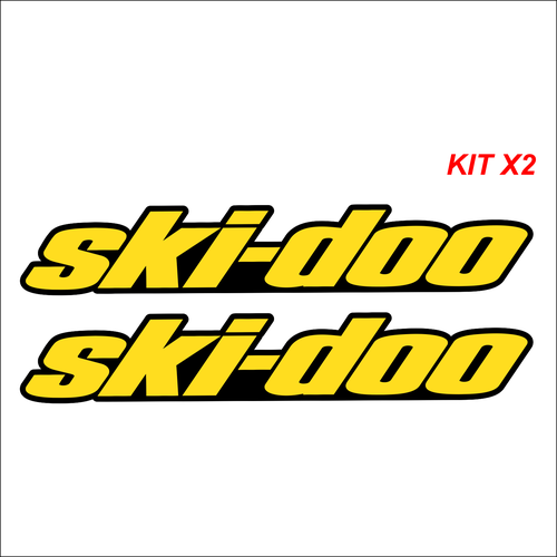 Наклейки BRP SKI-DOO LOGO темно-желтые фото