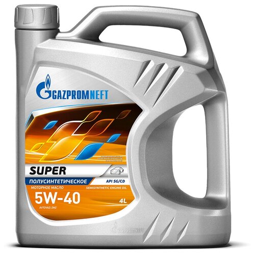 Gazpromneft Super (Классификация SAE: 5W-40, Упаковка: 4л) фото