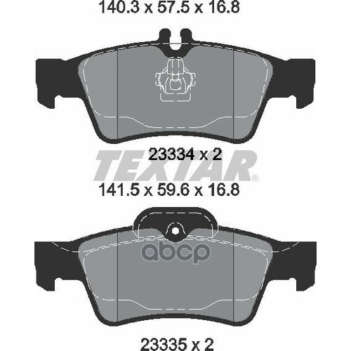Колодки Тормозные За Textar арт. 2333403 фото