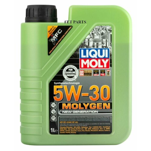 LIQUI MOLY 9047 Масло моторное LIQUI MOLY Molygen New Generation 5W-30 синтетическое 1 л 9041/9047 фото