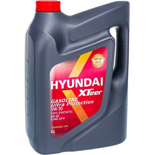 Моторное масло HYUNDAI XTeer Gasoline Ultra Protection 5W30, 6 л, синтетическое, 1061011 фото