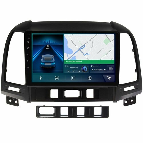 Магнитола CRS-300 Хендай Санта Фе 2 Hyundai Santa Fe II 2006-2012 - Android 13 - Процессор 8 ядер - Память 4+64Gb - Carplay - DSP 36 полос - 4G(Sim) фото