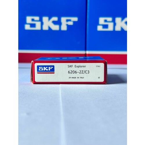 Подшипник SKF 6206 2Z/C3 (30x62x16) Made in italy фото