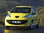 mynd 10 Bíll Peugeot 107 Hlaðbakur 3-hurð (1 kynslóð 2005 2008)