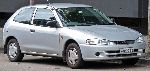 surat 3 Awtoulag Mitsubishi Mirage Hatchback (5 nesil 1995 2002)