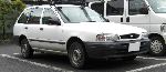 Automobil Mazda Protege vogn egenskaber, foto 5
