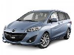 ऑटोमोबाइल Mazda 5 मिनीवैन विशेषताएँ, तस्वीर